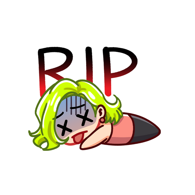 Jojo RIP Sticker