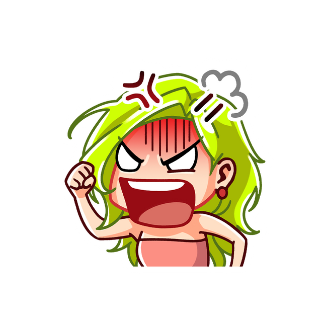Jojo Angry Sticker