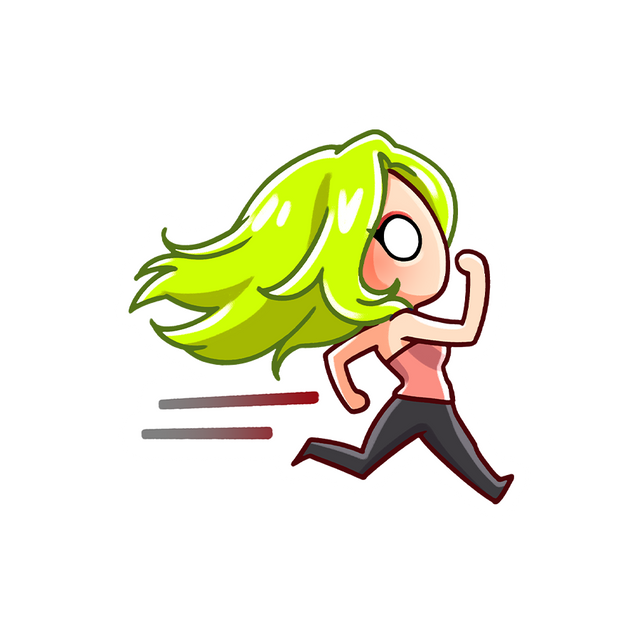 Jojo Run Sticker