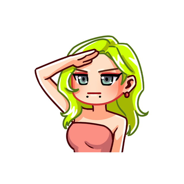 Jojo Salute Sticker