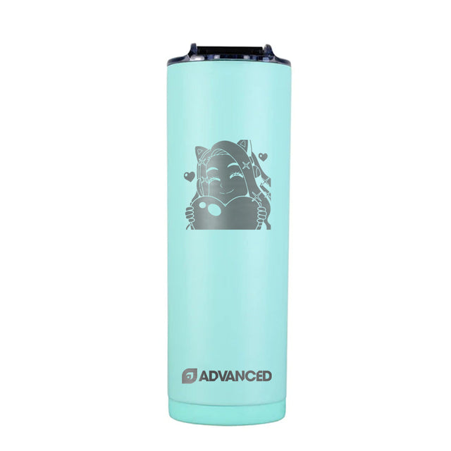 MochaMom Custom 20oz Skinny Tumbler - Mint
