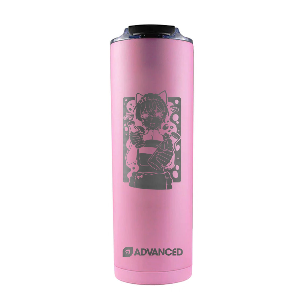 MaNameBin Custom 20oz Skinny Tumbler - Pink