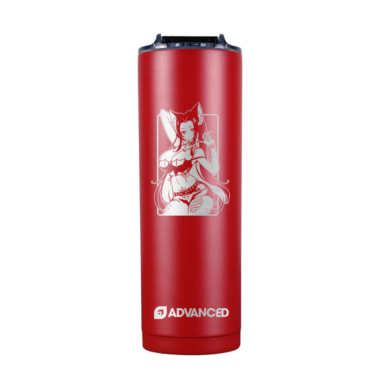 VampyKinz V2 Custom 20oz Skinny Tumbler - Red