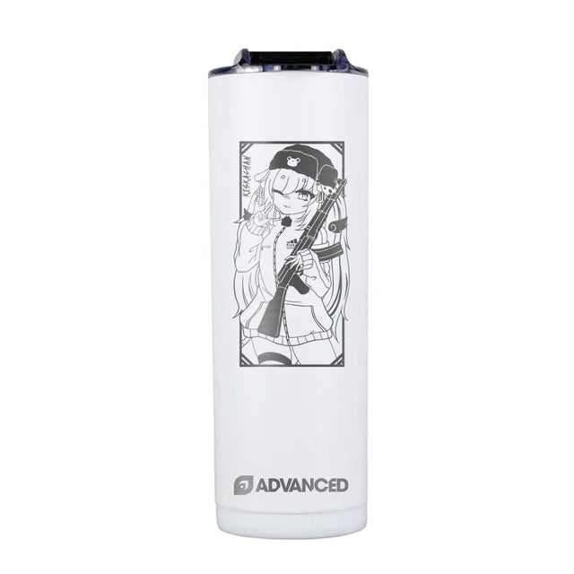 Kiskachan Custom 20oz Skinny Tumbler - White