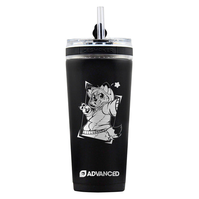Corgi Cam Custom 26oz Flex Bottle - Black