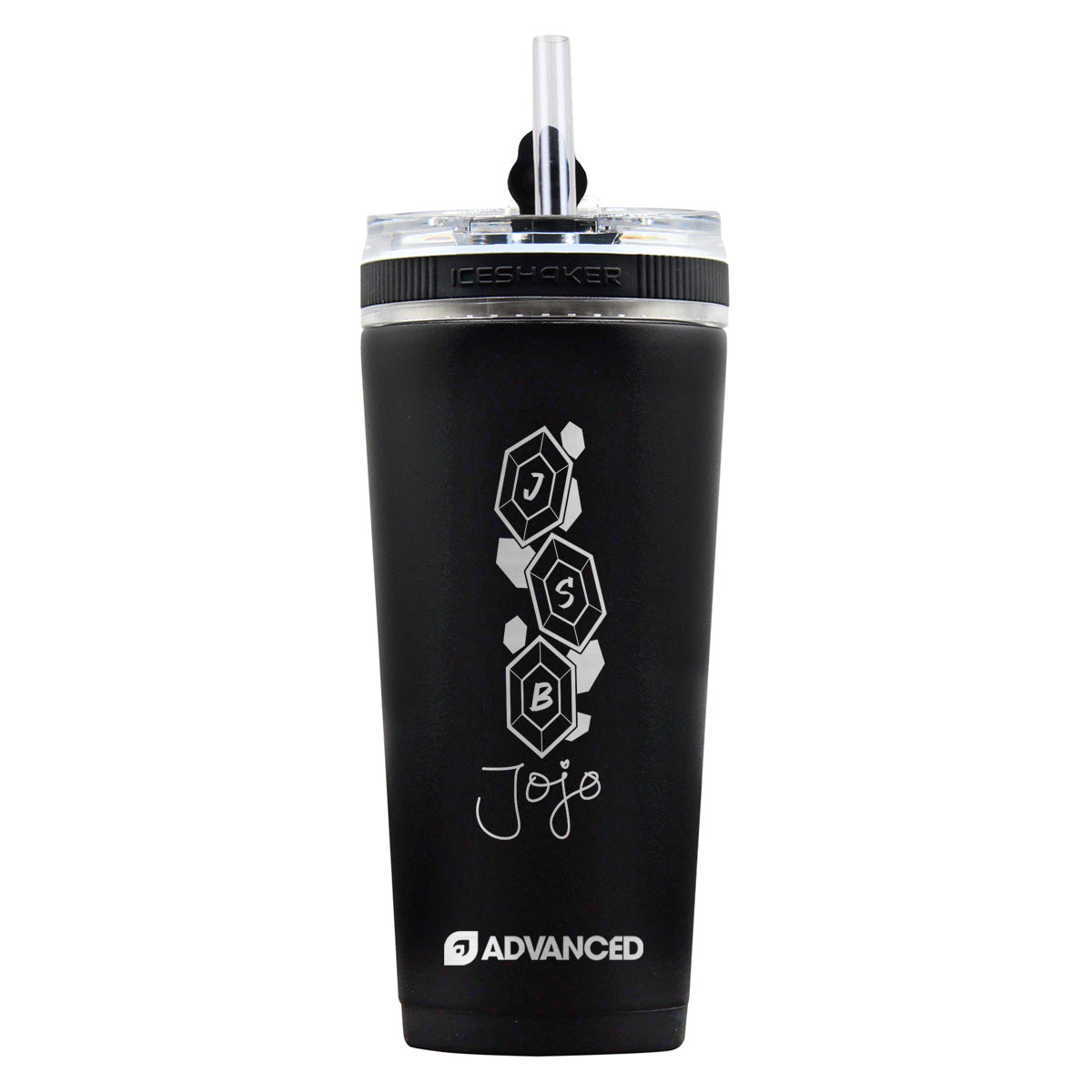 JOJOsaysbreee Custom 26oz Flex Bottle - Black