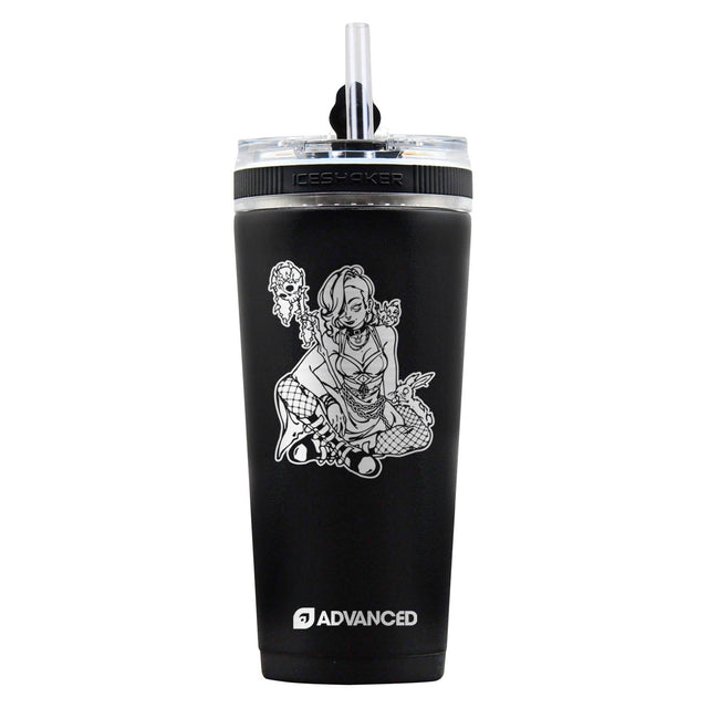 RinVixen Custom 26oz Flex Bottle - Black