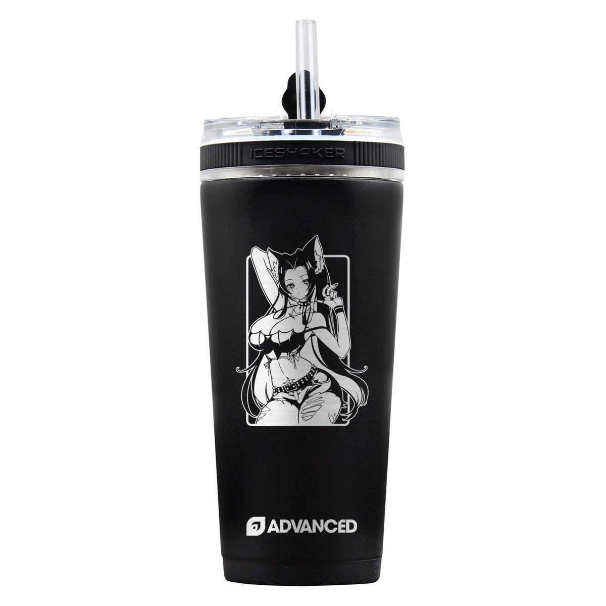 VampyKinz V2 Custom 26oz Flex Bottle - Black
