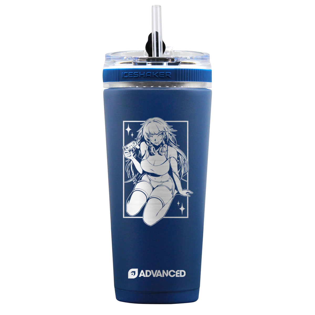 Milkie v2 Custom 26oz Flex Bottle - Navy