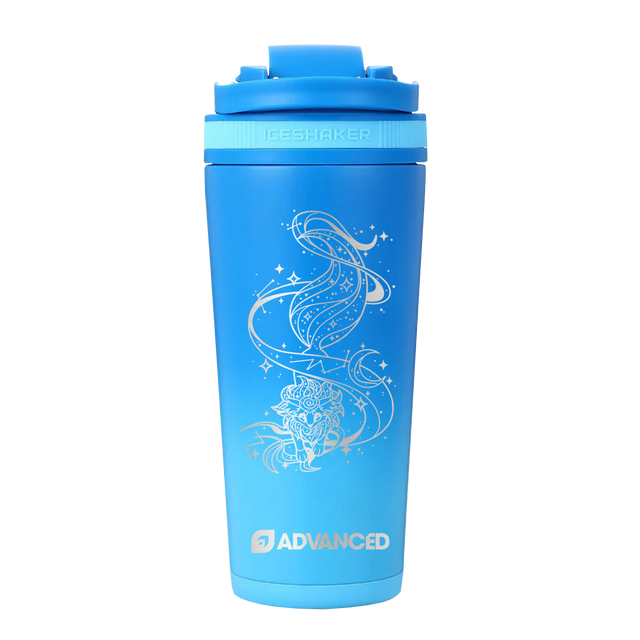 LindzVidz Custom 26oz Ice Shaker - Blue Color Rush