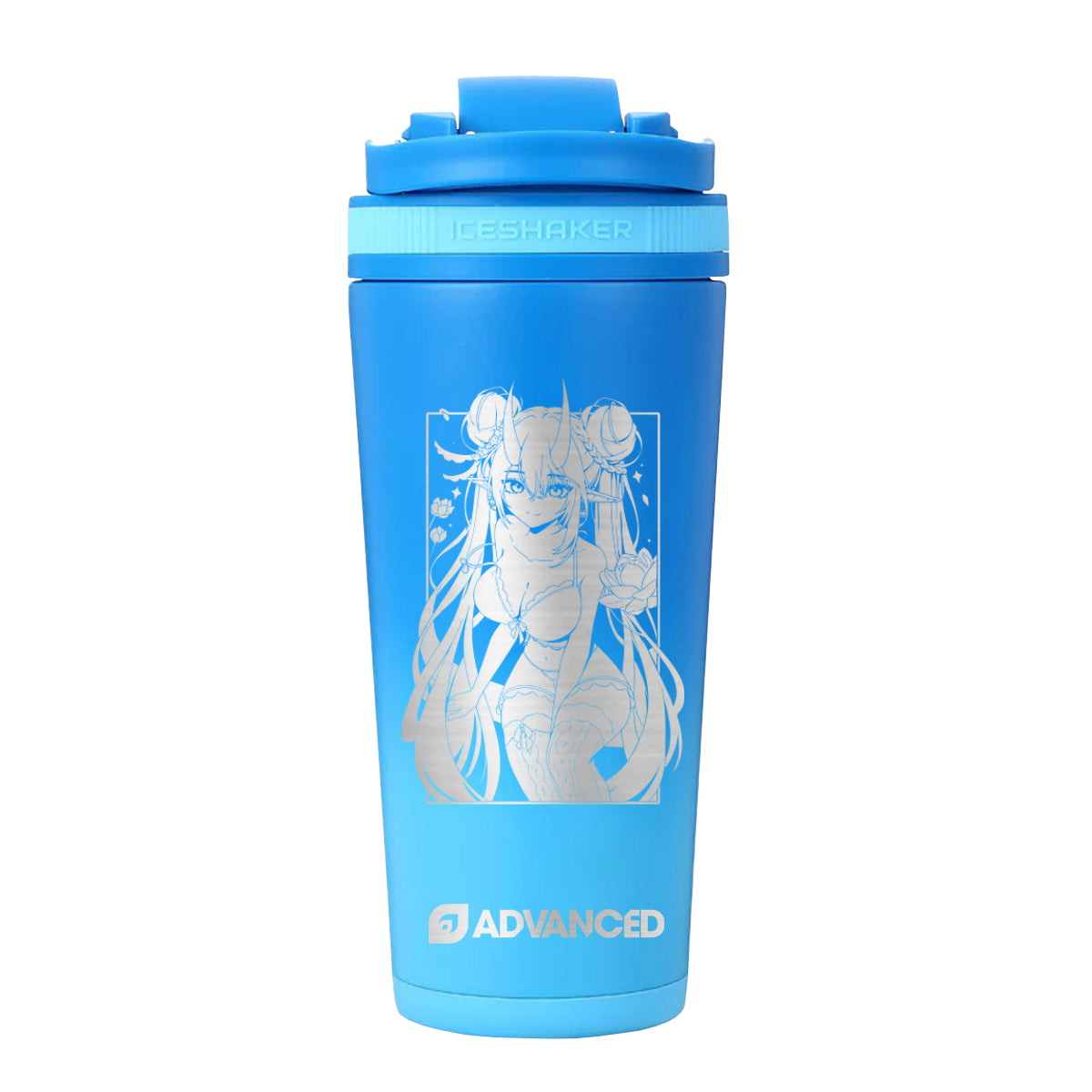 Riva Custom 26oz Ice Shaker - Blue Color Rush