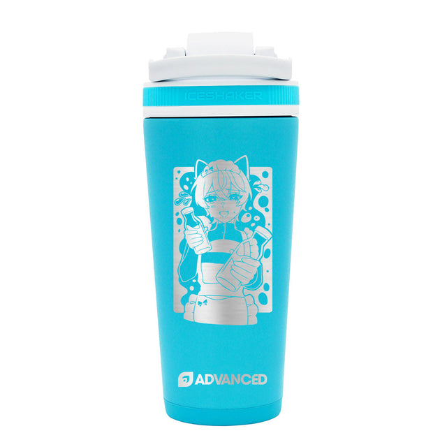 MaNameBin Custom 26oz Ice Shaker - Caribbean Blue