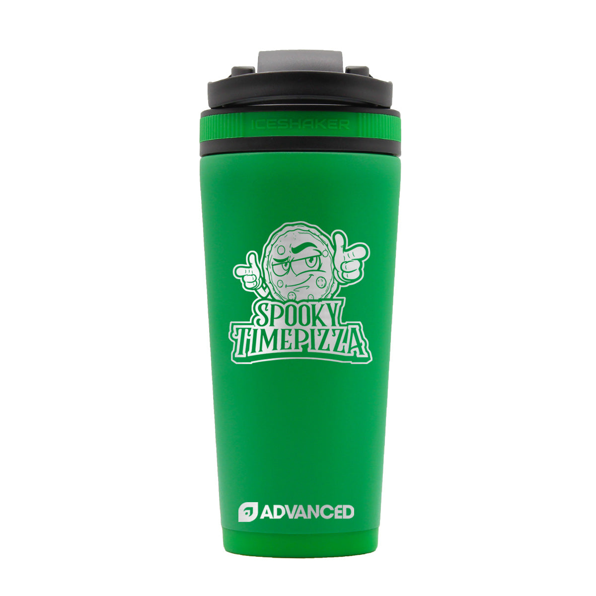 SpookyTimePizza Custom 26oz Ice Shaker - Dragon Green