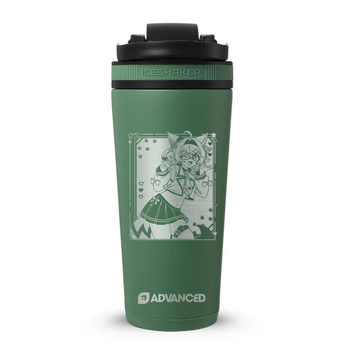 Chizu 26oz Ice Shaker - Green Aura