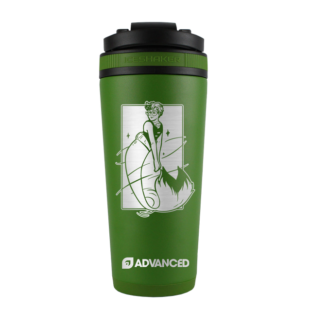 Electric Mermaid Custom 26oz Ice Shaker - Green