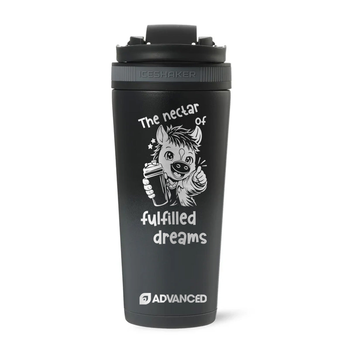 Hoef Custom 26oz Ice Shaker - Grey Color Rush