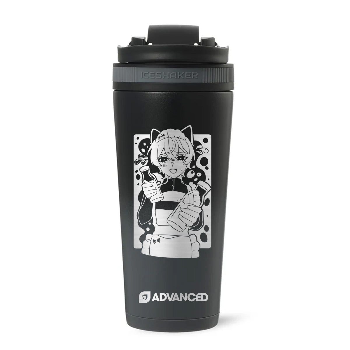MaNameBin's Custom 26oz Ice Shaker - Grey Color Rush