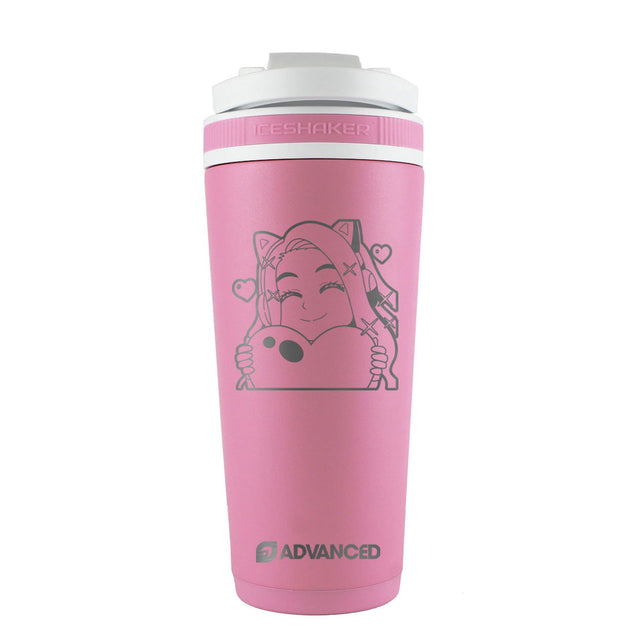 MochaMom Custom 26oz Ice Shaker - Pink
