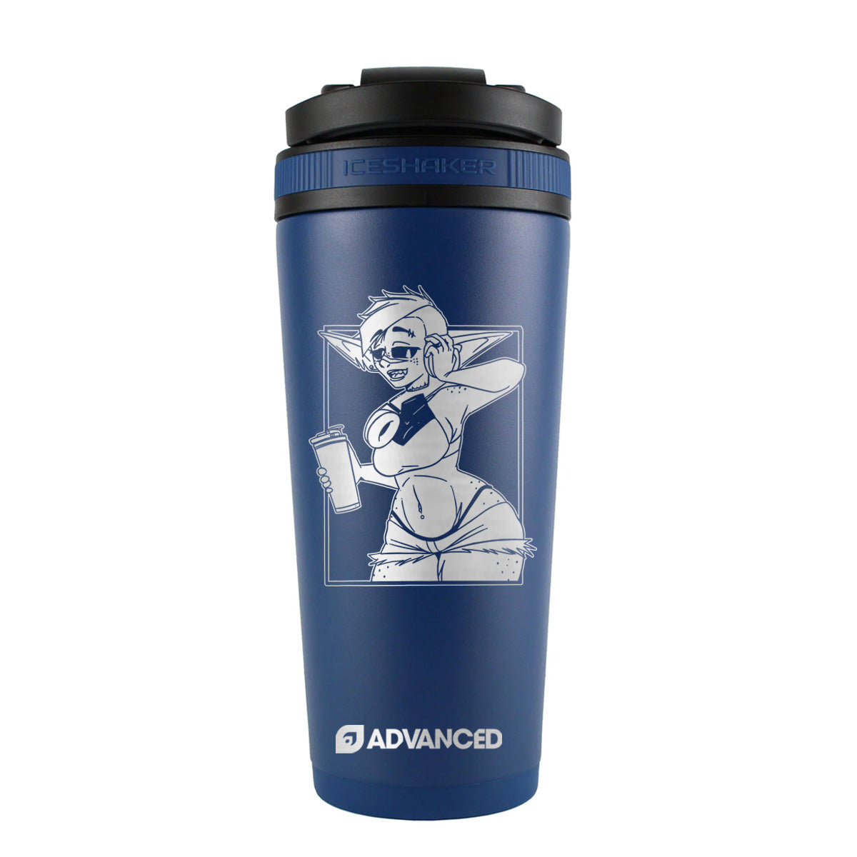 Tia Singer 26oz Ice Shaker - Navy