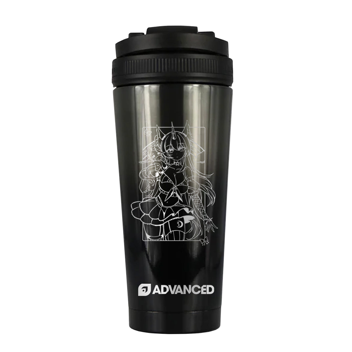 LuminaKira Custom 26oz Ice Shaker - Obsidian