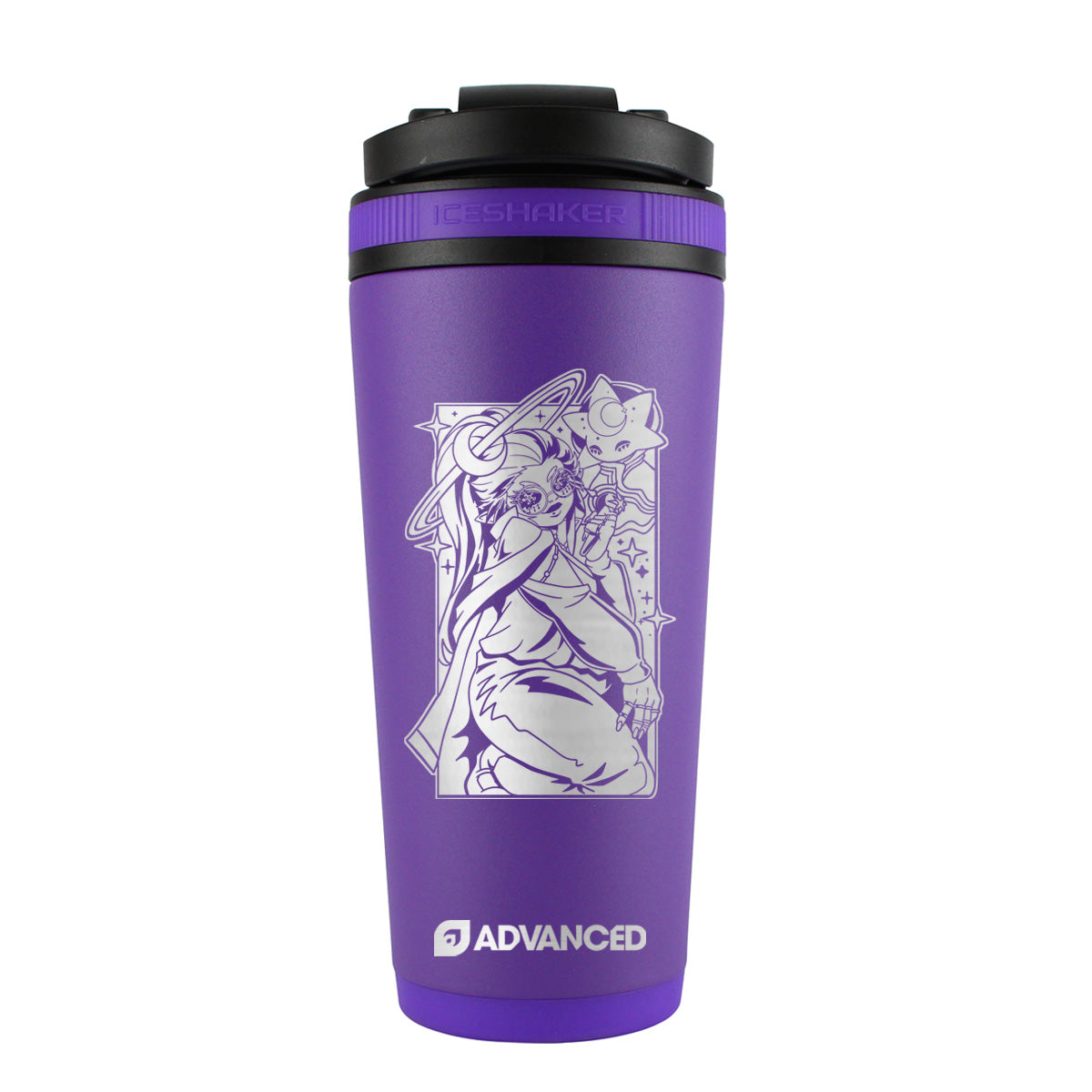 Captain 26oz Ice Shaker - Purple