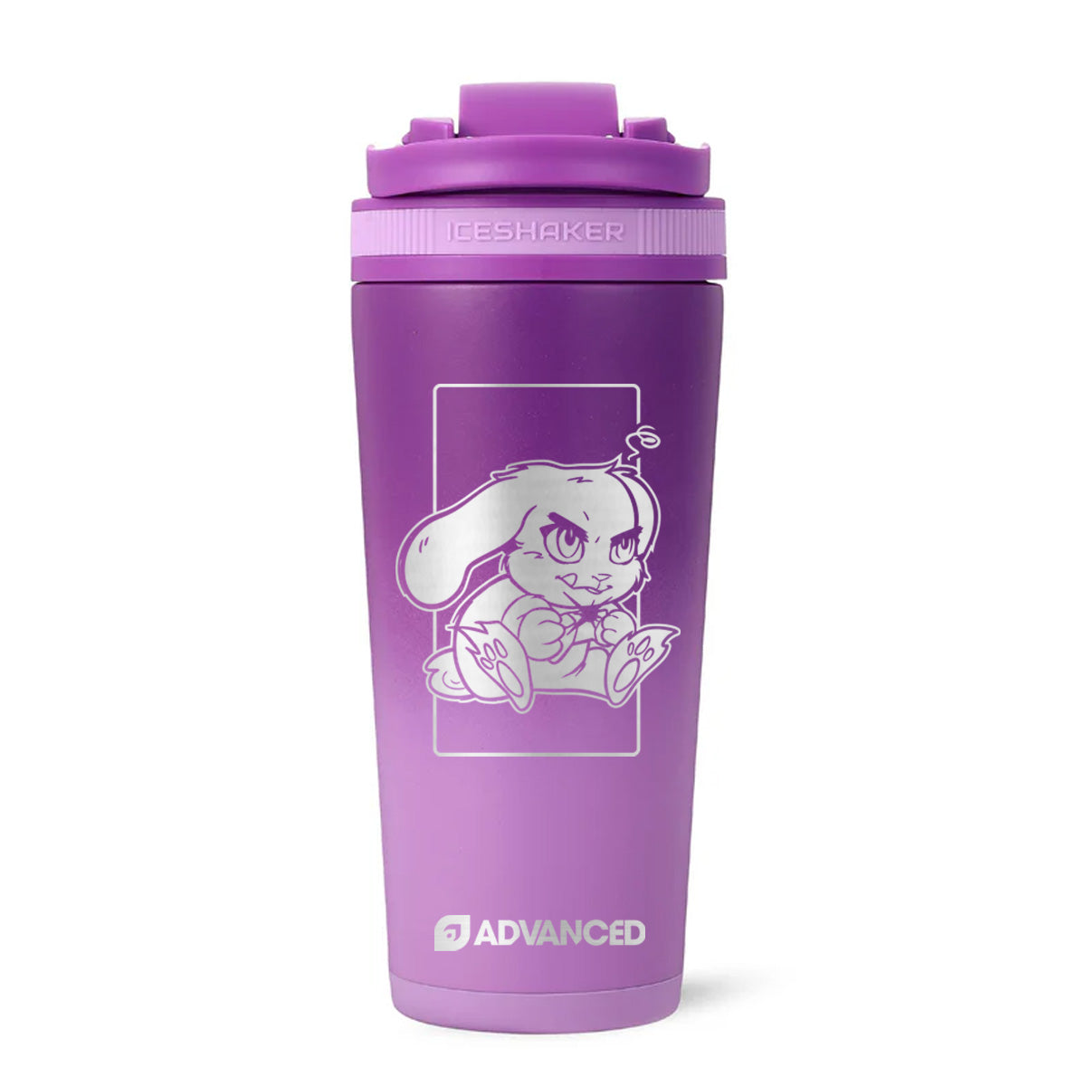 ChrispyGameplay Custom 26oz Ice Shaker - Purple Color Rush