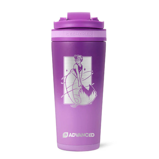 Electric Mermaid Custom 26oz Ice Shaker - Purple Color Rush