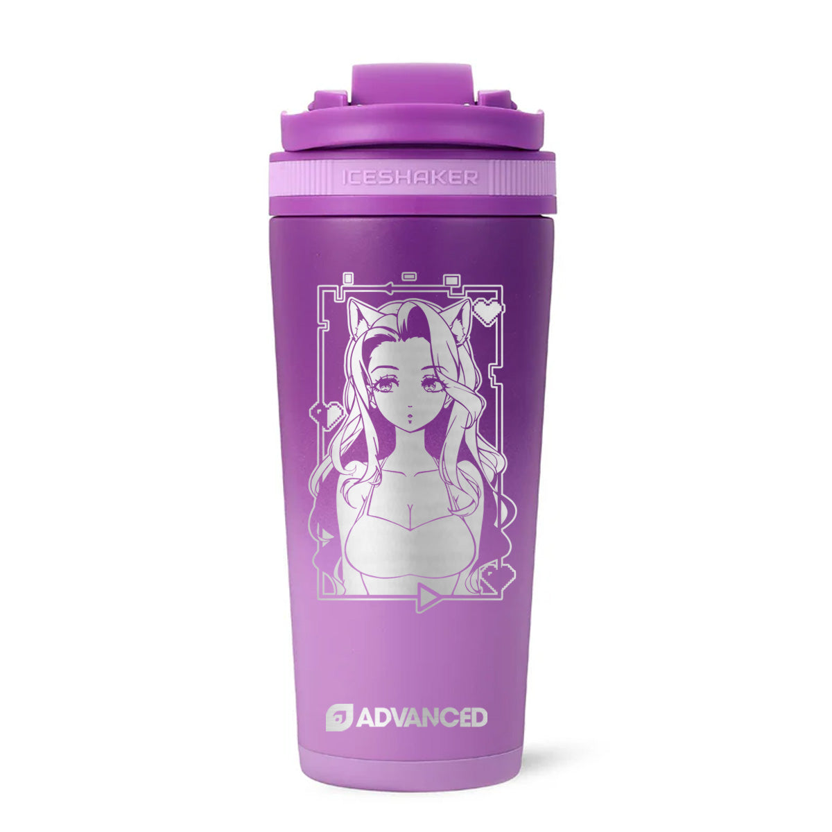 Emidivergent 26oz Ice Shaker - Purple Color Rush