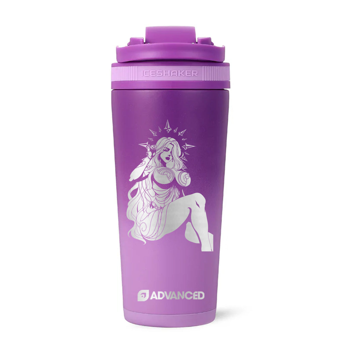 Goddess Reverie 26oz Ice Shaker - Purple Color Rush