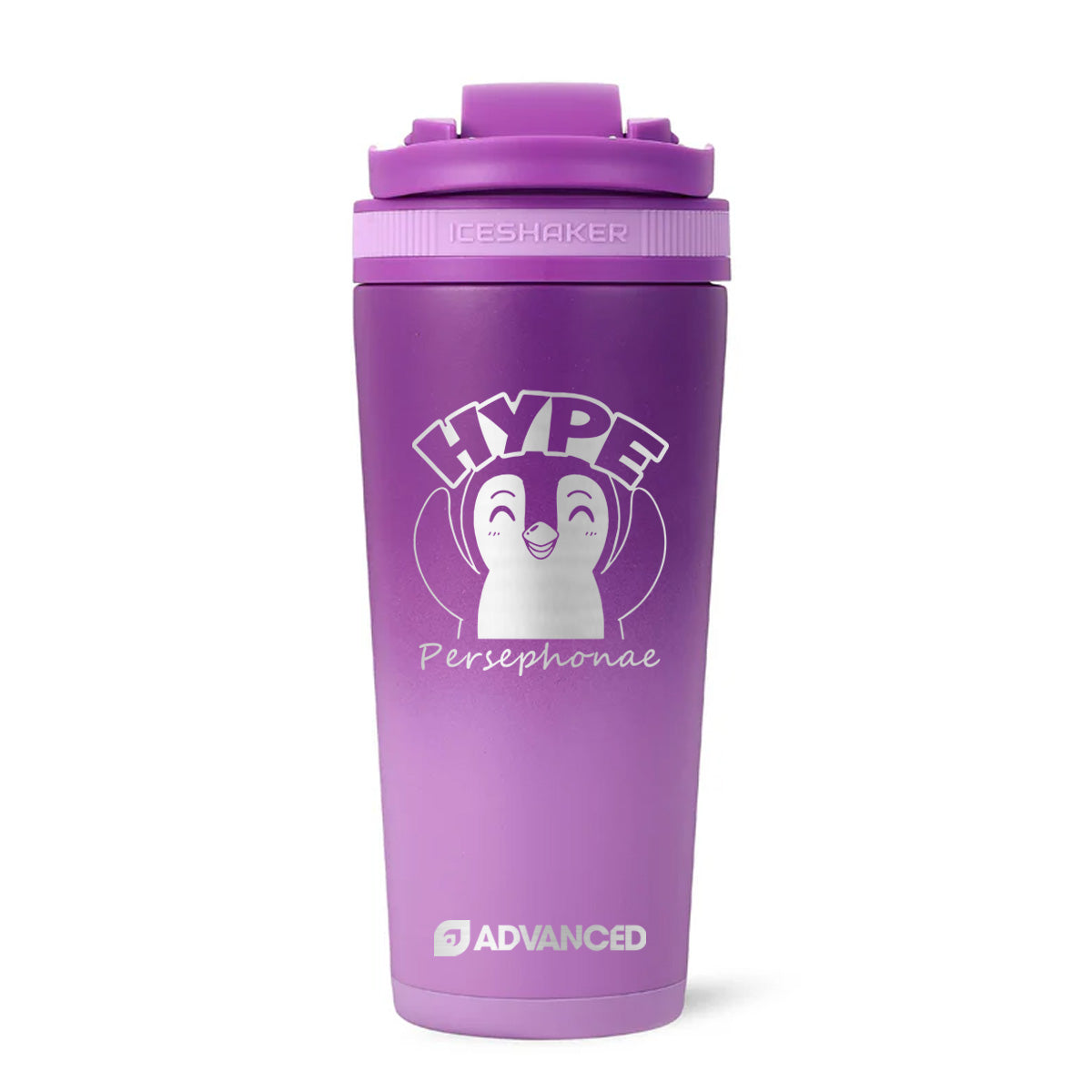 Persephonae Custom 26oz Ice Shaker - Purple Color Rush