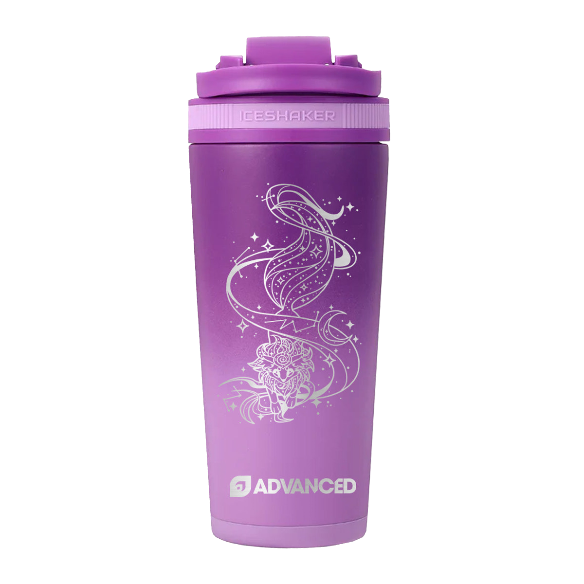 LindzVidz Custom 26oz Ice Shaker - Purple Color Rush