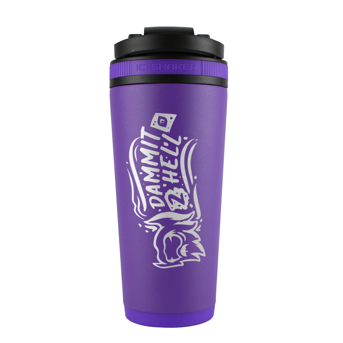 Dammit2Hell x ADVANCED.gg - Custom 26oz Ice Shaker - Purple