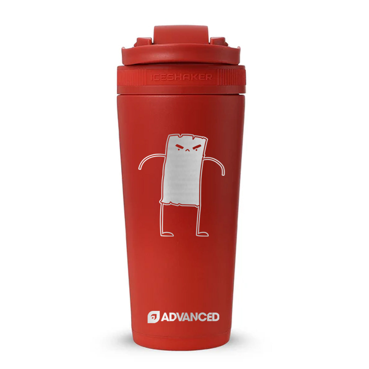Baconcrumbz Custom 26oz Ice Shaker - Red Color Rush