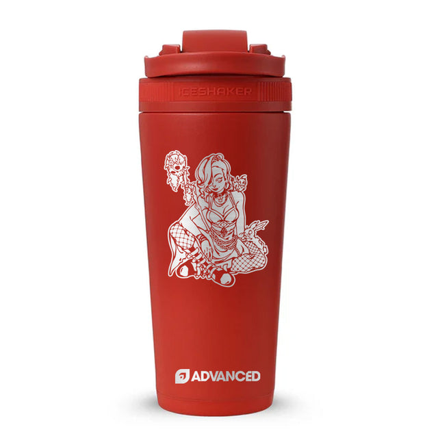 RinVixen Custom 26oz Ice Shaker - Red Color Rush