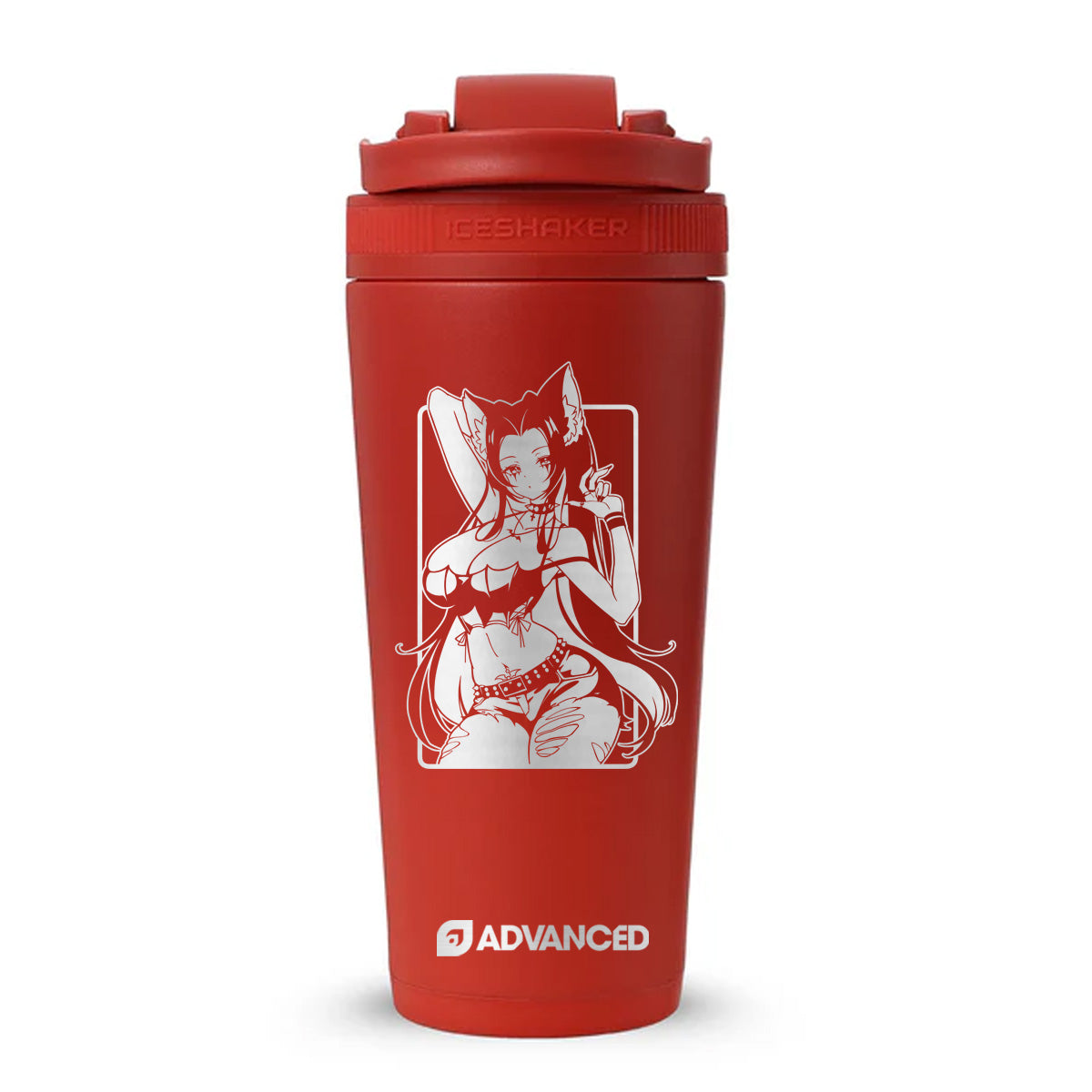 VampyKinz V2 Custom 26oz Ice Shaker - Red Color Rush