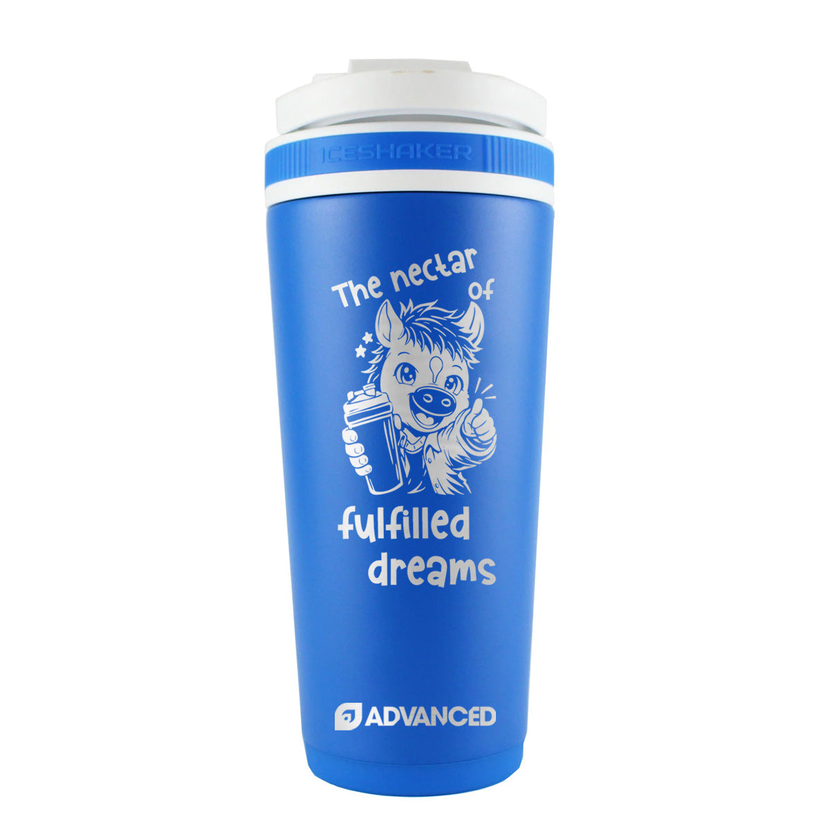 Hoef Custom 26oz Ice Shaker - Royal Blue