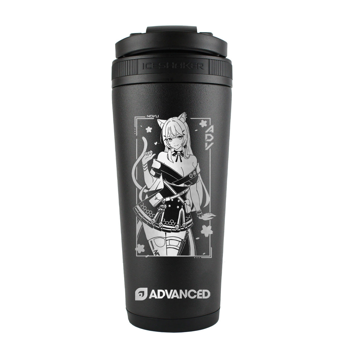 Novu (Inverted) Custom 26oz Ice Shaker - Black