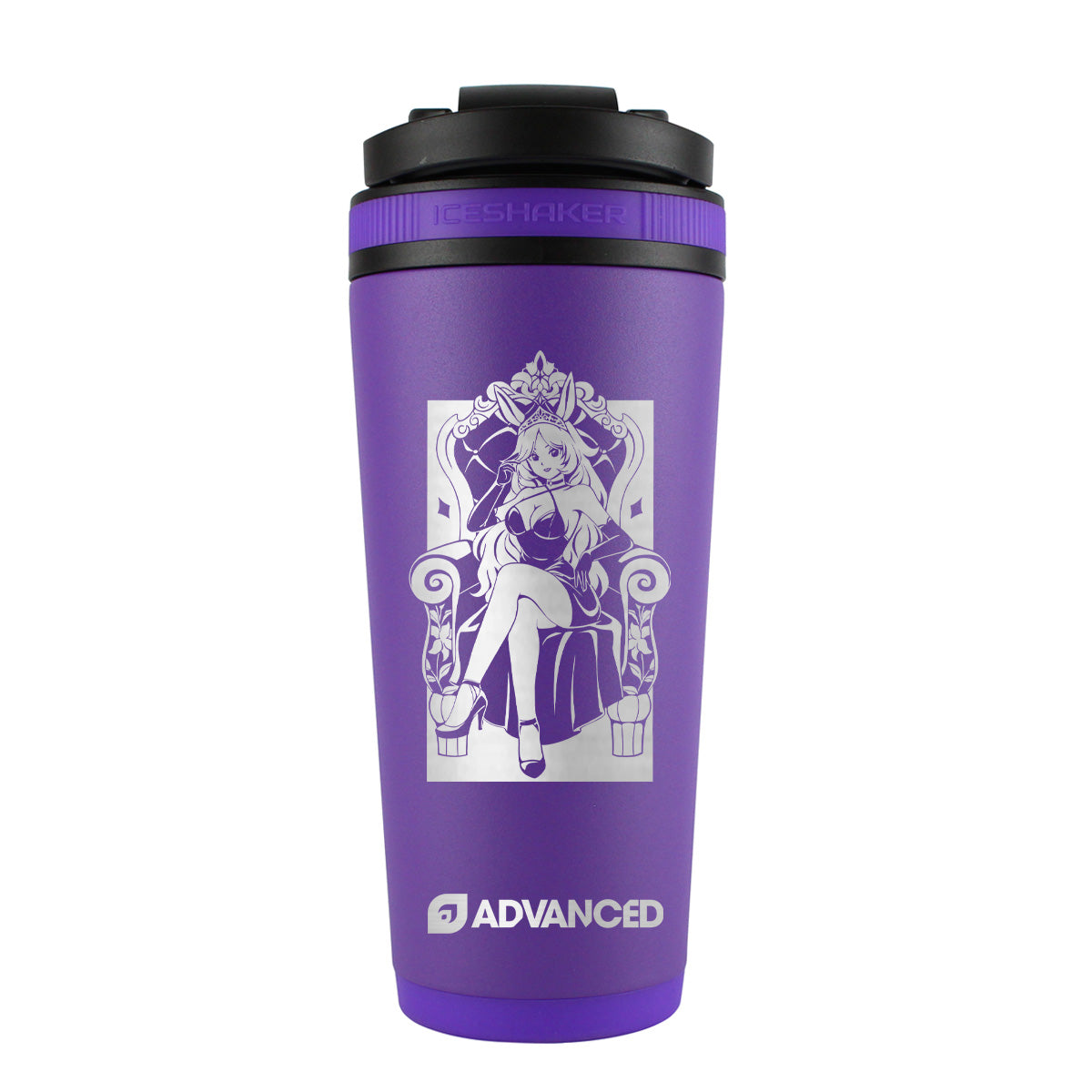 BunnyWinterLily Custom 26oz Ice Shaker - Purple