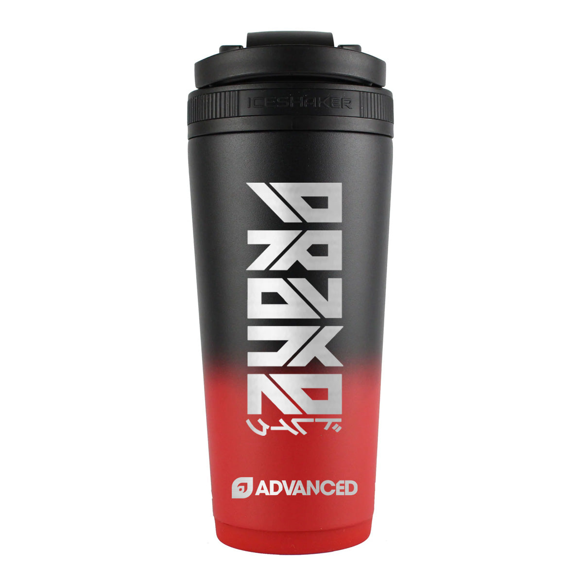 TheLostDrake V2 Custom 26oz Ice Shaker - Red Black Ombre