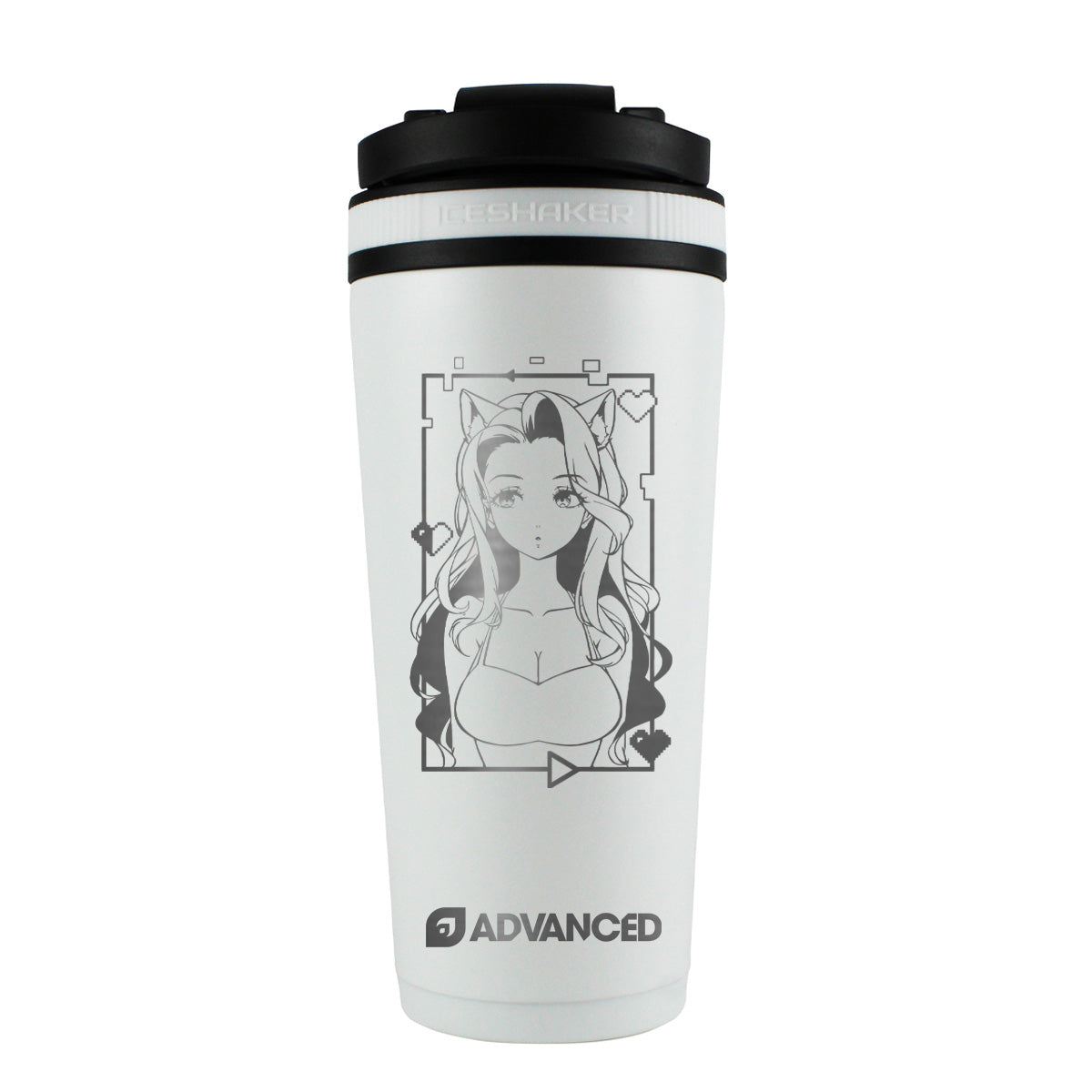 Emidivergent x ADVANCED Premium Ice Shaker - White