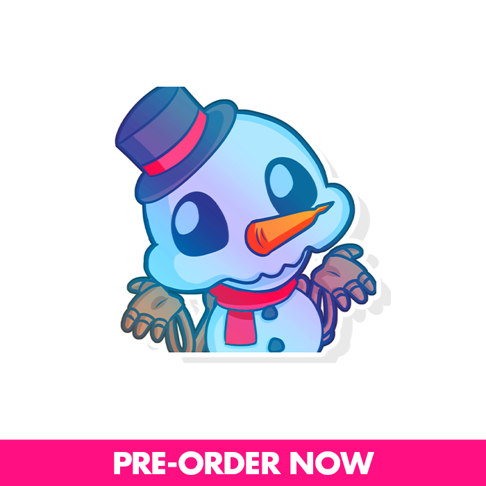 Shellieface's Christmas Snowman Sticker