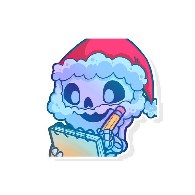 Shellieface's Christmas Note Taking Sticker