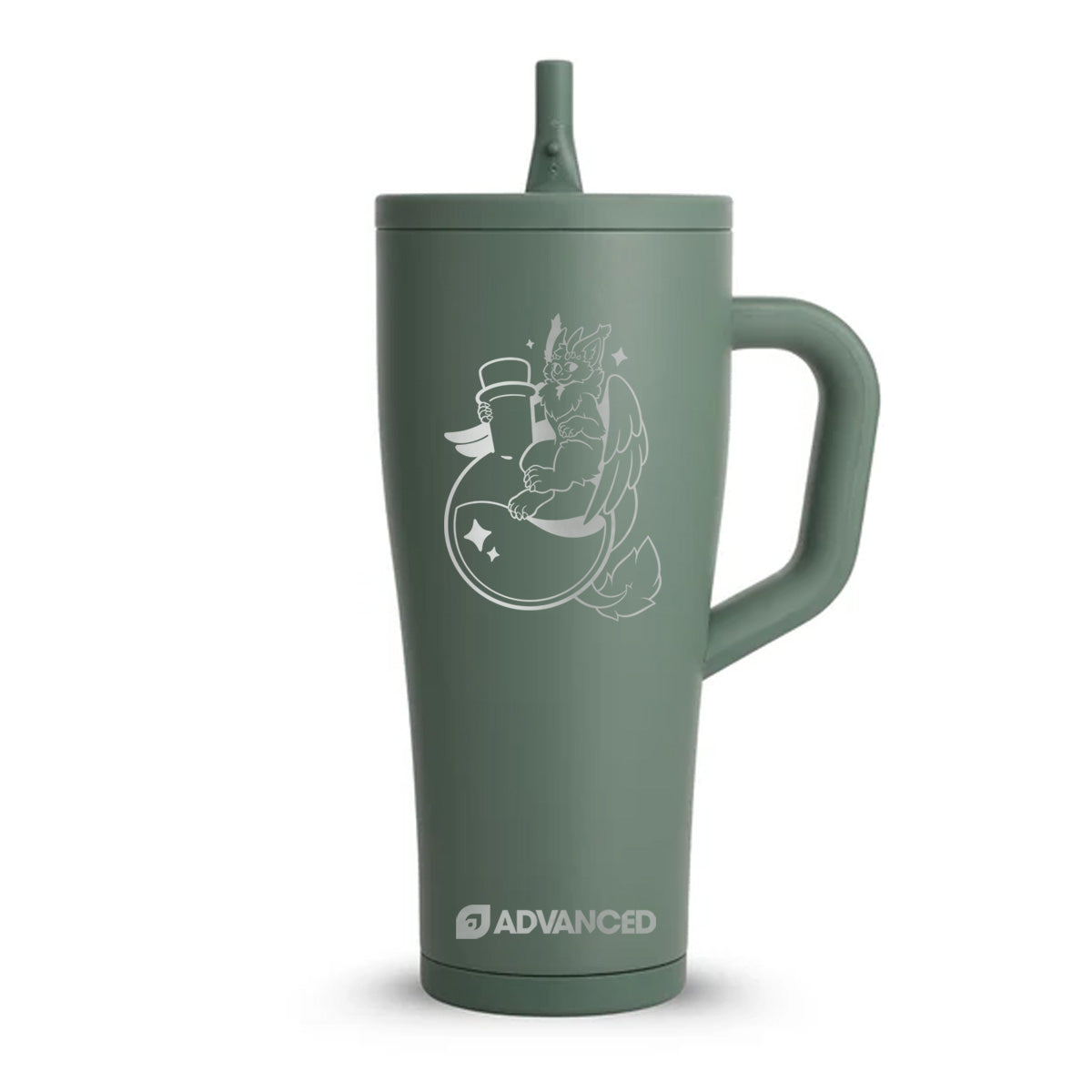Canadian Dragon 3.0 Custom 32oz Legend Series Ice Shaker - Green Aura