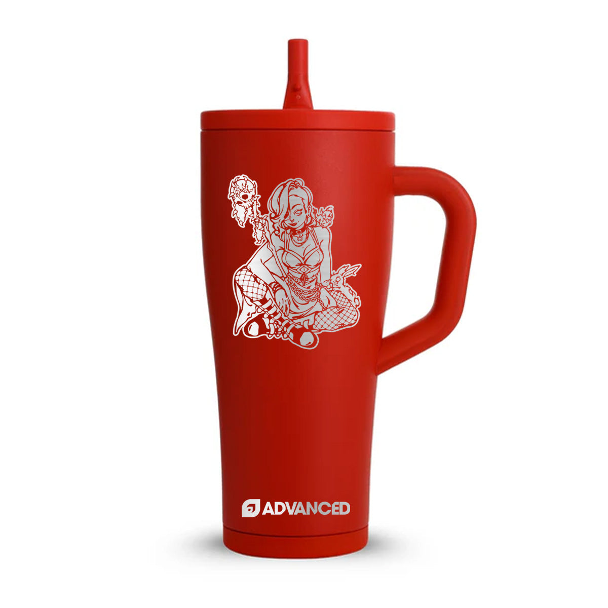 RinVixen Custom 32oz Legend Series Ice Shaker - Red