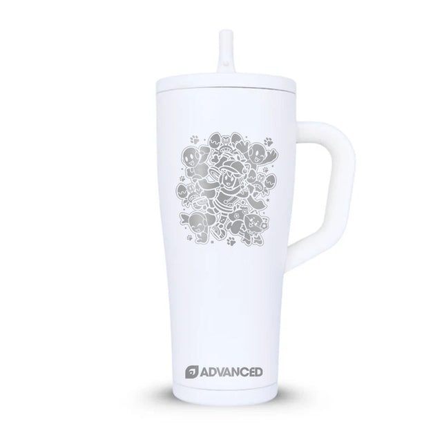OrangeIsBorange Custom 32oz Legend Series Ice Shaker - White