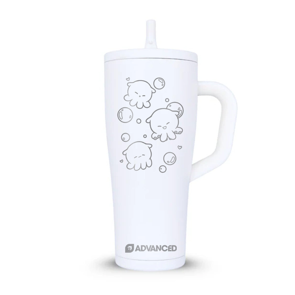 Ywuria Custom 32oz Legend Series Ice Shaker - White