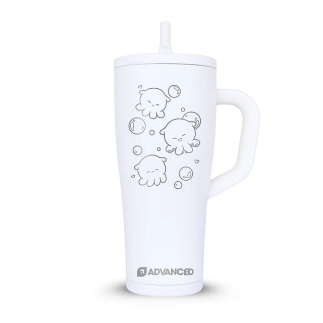Ywuria Custom 32oz Legend Series Ice Shaker - White