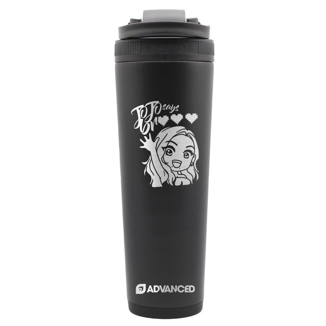 JoJoSaysBreee V2 Custom 32oz Ice Shaker - Black