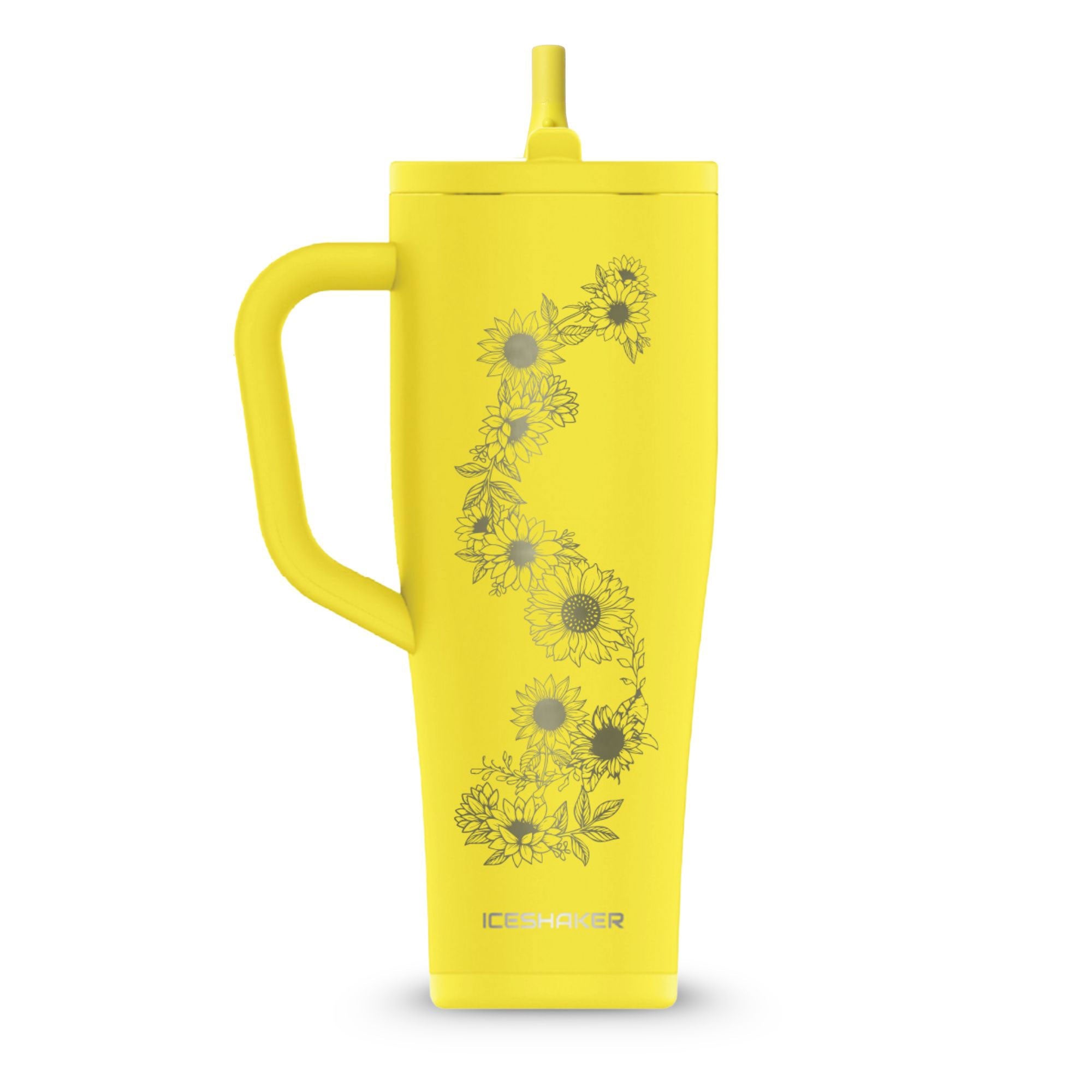 Sunflowers Custom 40oz Legend Series Ice Shaker - Yellow