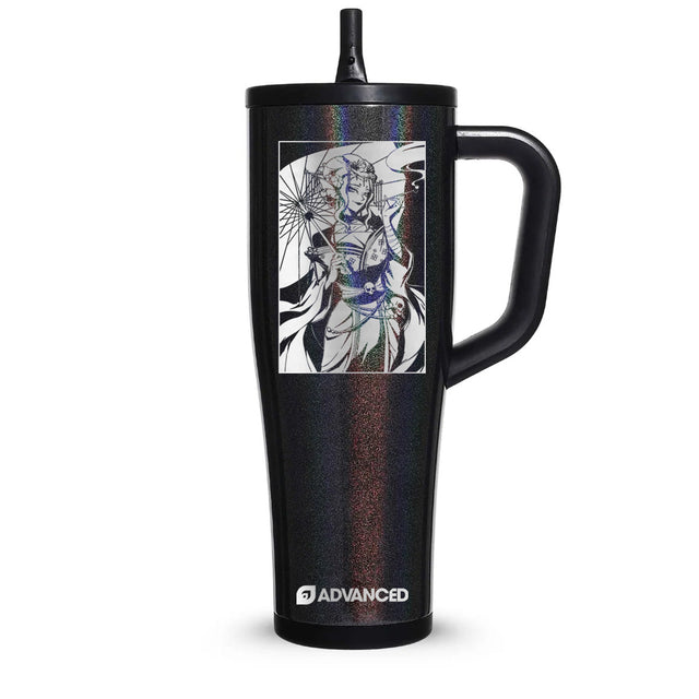 DeadlyDesiree V2 Custom 40oz Legend Series Ice Shaker - Glitter Black